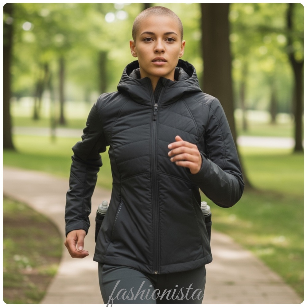 LULULEMON Another Mile Jacket Black Sz.8 Primaloft